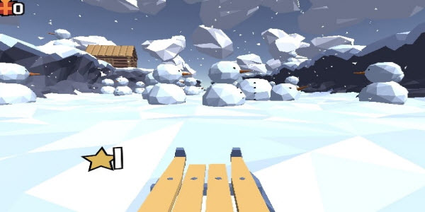 snow road 3d screenshot